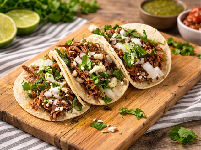 3 Street Tacos (Pork).