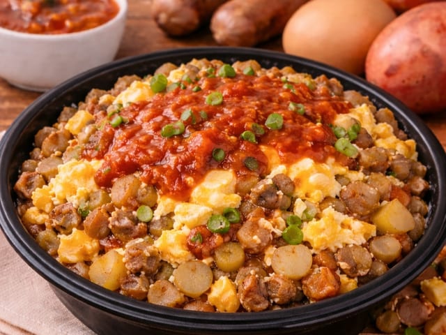 Sausage Breakfast Bowl.