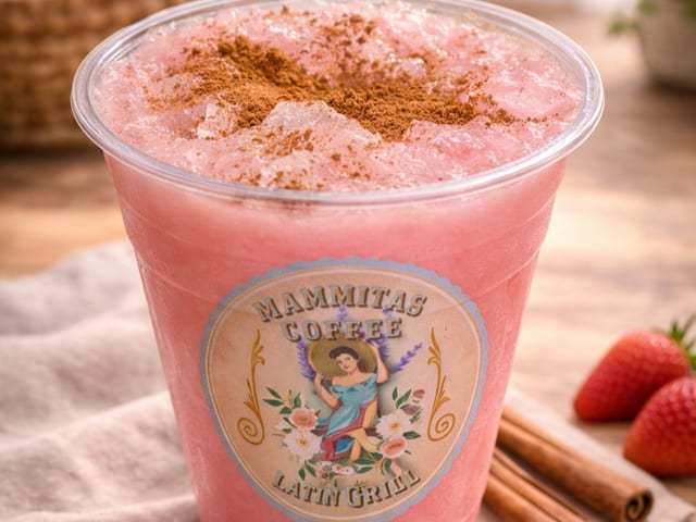 Agua de Horchata Fresa.