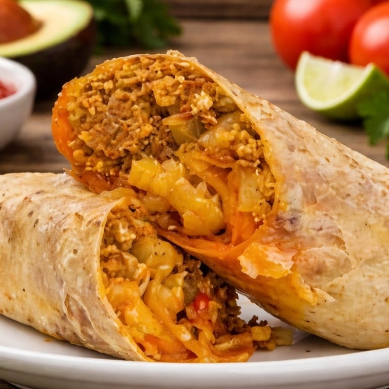 Delicious Breakfast Burrito