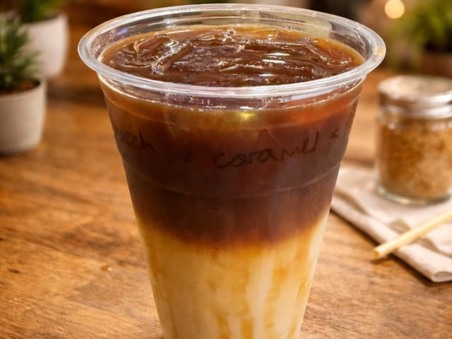 Iced Macchiato.