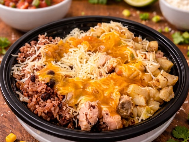 Chicken Burrito Bowl (GF).