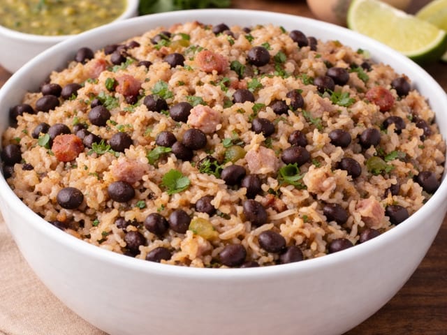 Side of Congri (Black Beans & Rice).