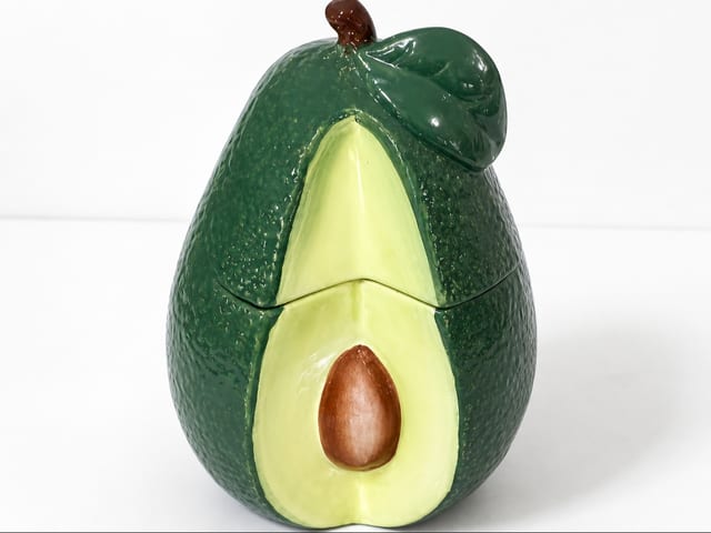 'Ceramic Avocado Jar General Gifts (SKU#: 14654) '.