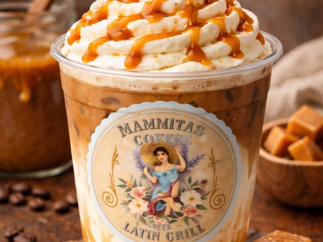 Iced Dulce de Leche Latte.