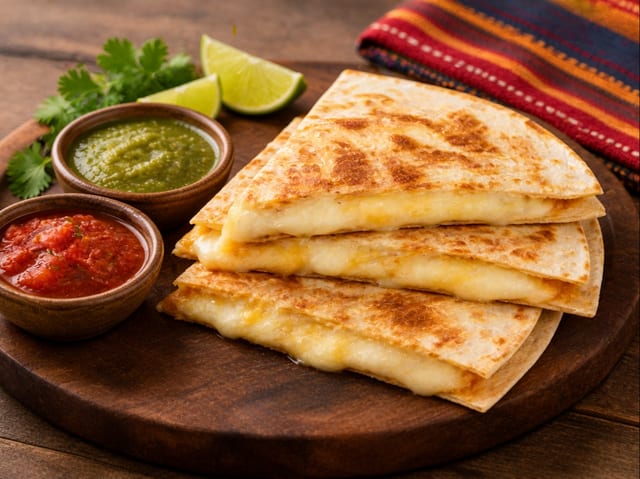 Cheese Quesadilla.