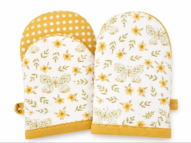Butterfly Mini Oven Mitt Set.