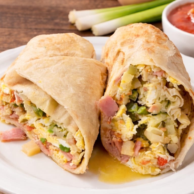 Delicious Breakfast Burrito