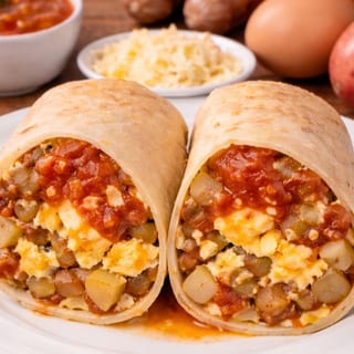 Sausage Breakfast Burrito